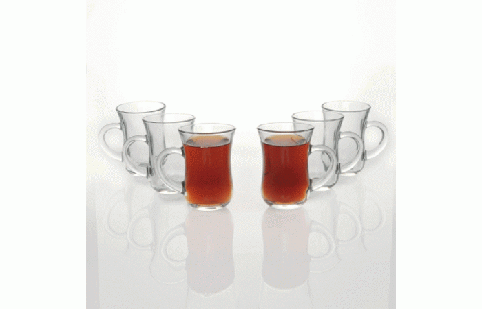 طقم 6 كاسات شاي pashabahche