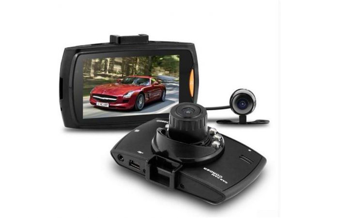 كاميرا-Margoun 2.2' Dual Lens Car DVR Full HD 1080P Car Rearview Camera Recorder 140 Wide Angle Dash Cam Drive Recorder Night Vision G-Sensor