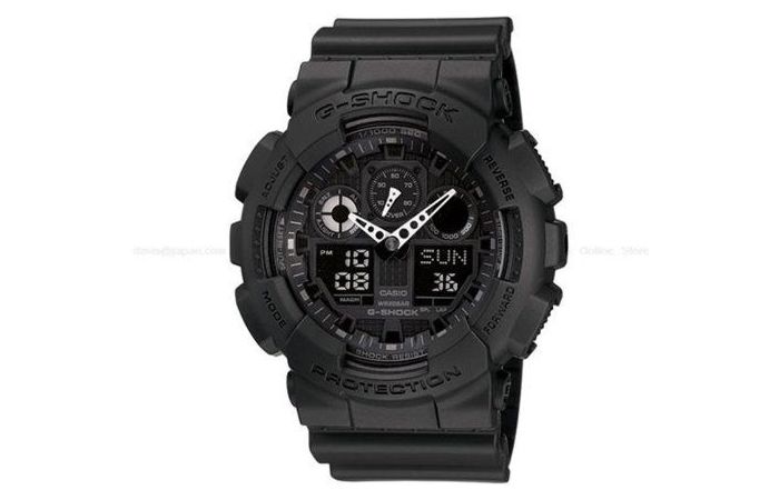 Casio Men's G-SHOCK - The GA 100-1A1 Military Series Watch in Black